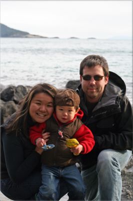 A cold family at East Sooke Park