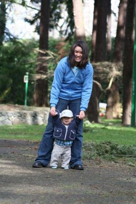 Walking with Mama