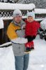 Snowy day with daddy