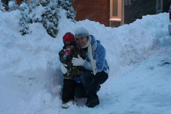 Caleb and Mommy